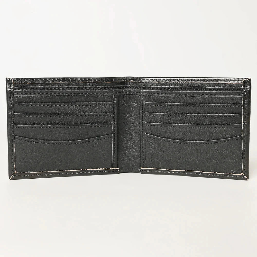 American Darling Wallet ADBG1236A made of genuine full grain leather, handcrafted and tooled cowhide.