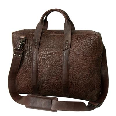 Ryder Reserve Bison Leather Briefcase | Brown
