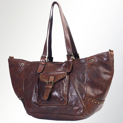 Spaghetti Western Tote Handbag SWC126BRN