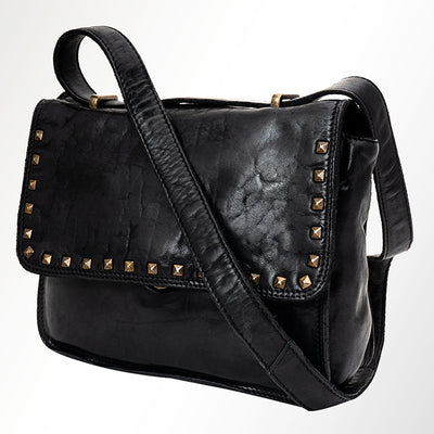 Spaghetti Western Crossbody Messenger Bag SWC163BLK
