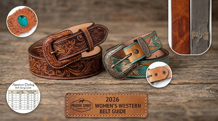 Best Western Leather Belts for Women