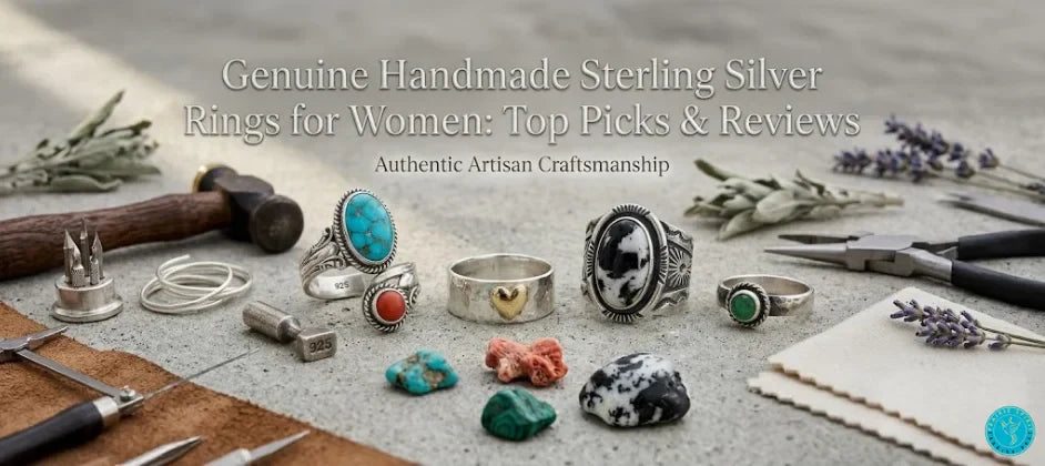 Genuine Handmade Sterling Silver Rings for Women