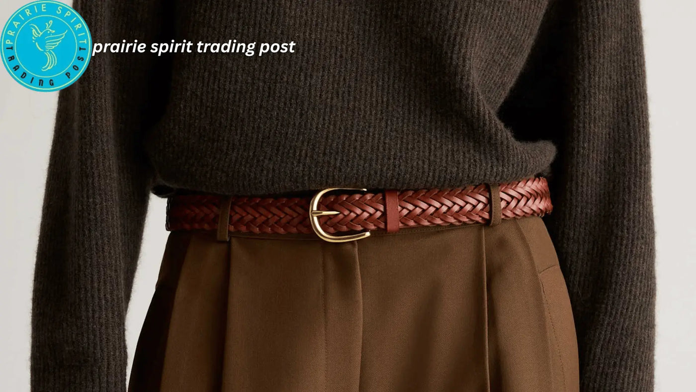 Braided Leather belts Women