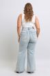 Judy Blue Jeans 88867, high waist, tummy control, retro wide leg denim, back view.