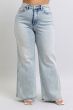 High waist retro wide leg Judy Blue Jeans 88867, designed for comfort and style.