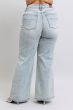 Judy Blue Jeans 88867, high waist, retro wide leg, light wash denim.