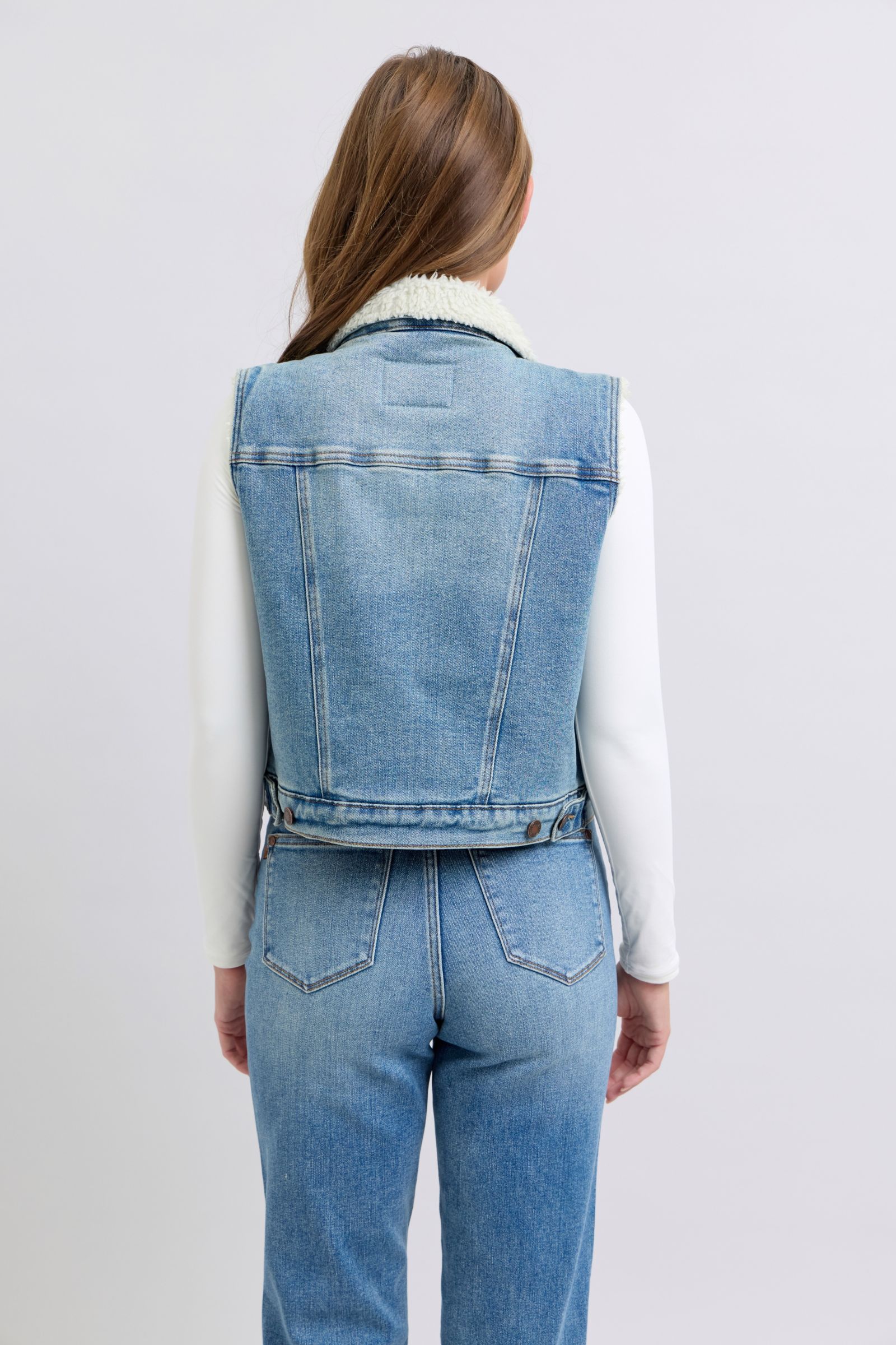 Judy Blue Shearling Lined Vest