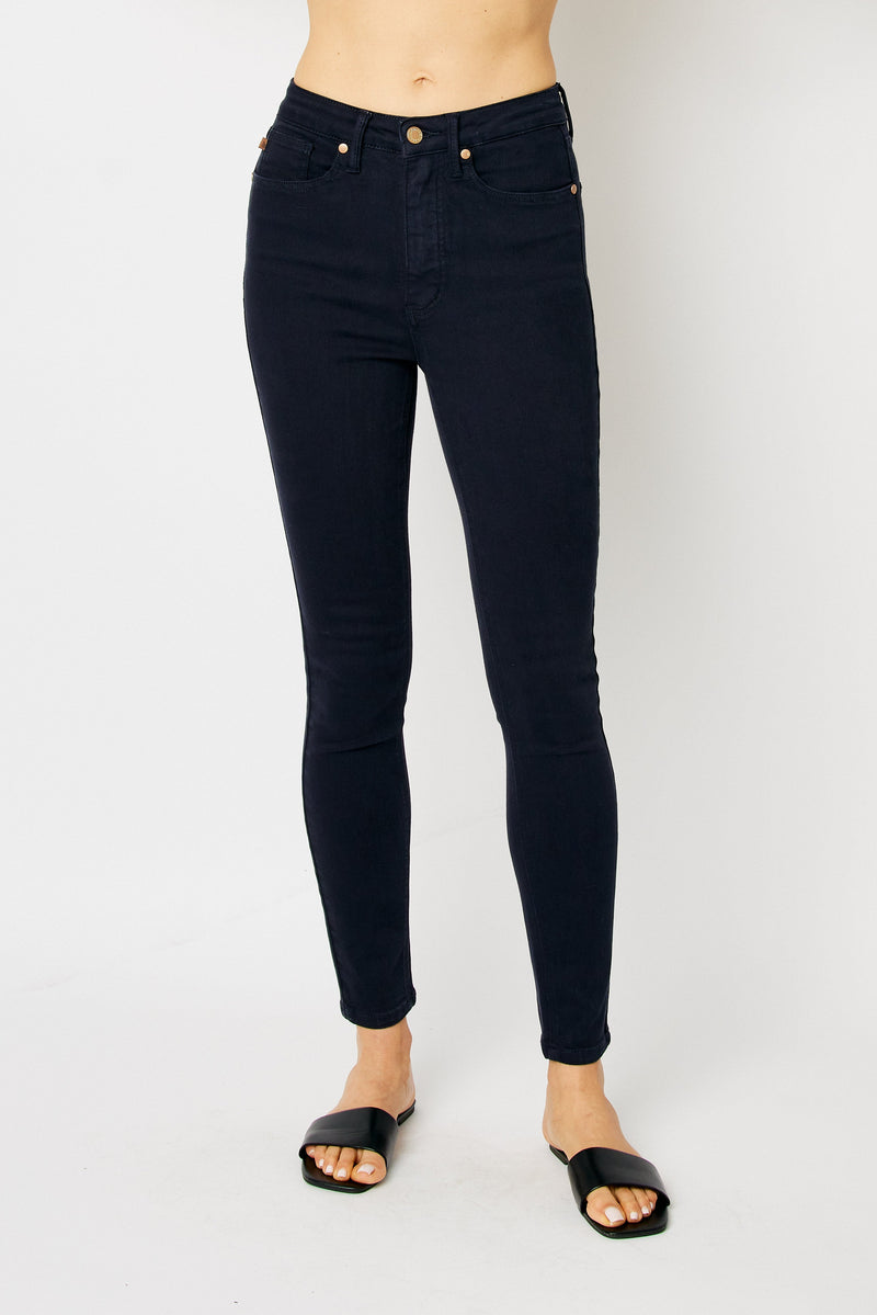 Judy Blue Jeans high waist navy skinny jeans with tummy control and 29-inch inseam