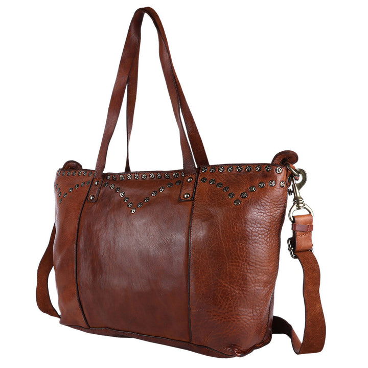 Spaghetti Western Tote Handbag SWC135BTAN