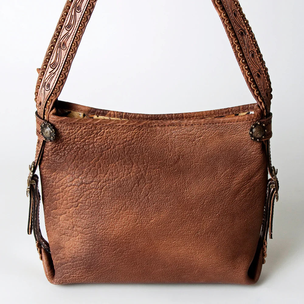 American Darling Hobo Bag ADBG713E with hand-tooled leather design and spacious interior