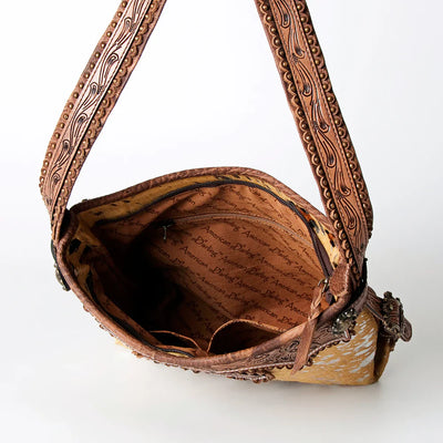 American Darling Hobo Bag ADBG713E with genuine leather and hand-tooled detailing.