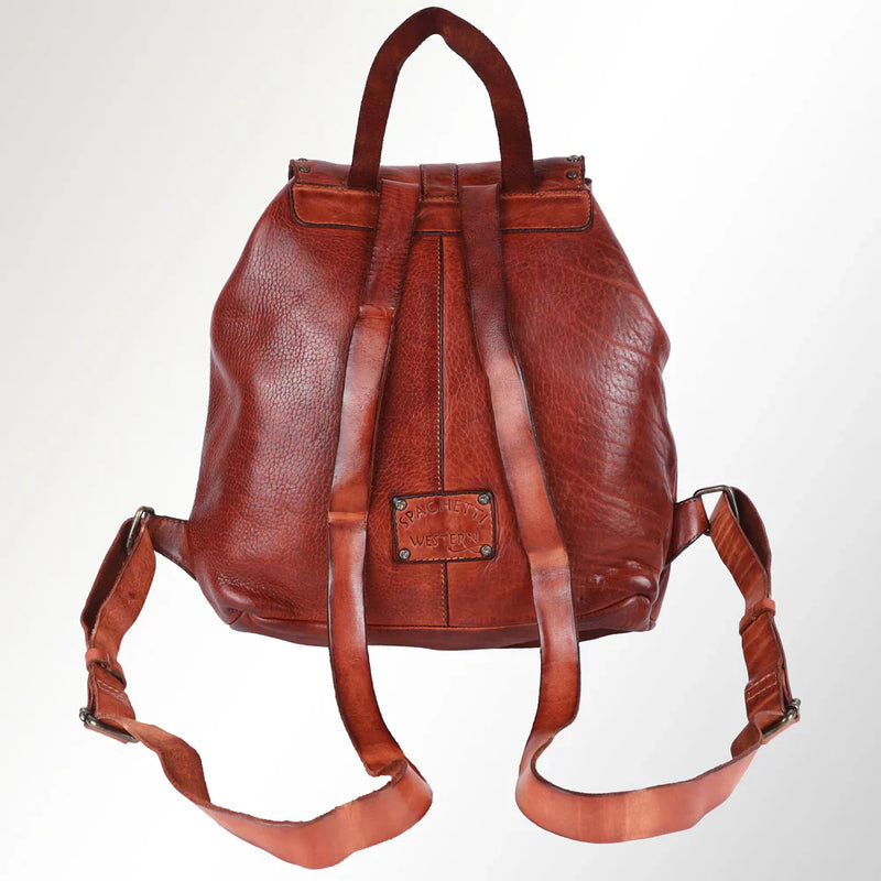 Spaghetti Western Backpack SWC145ACG, handcrafted leather design.