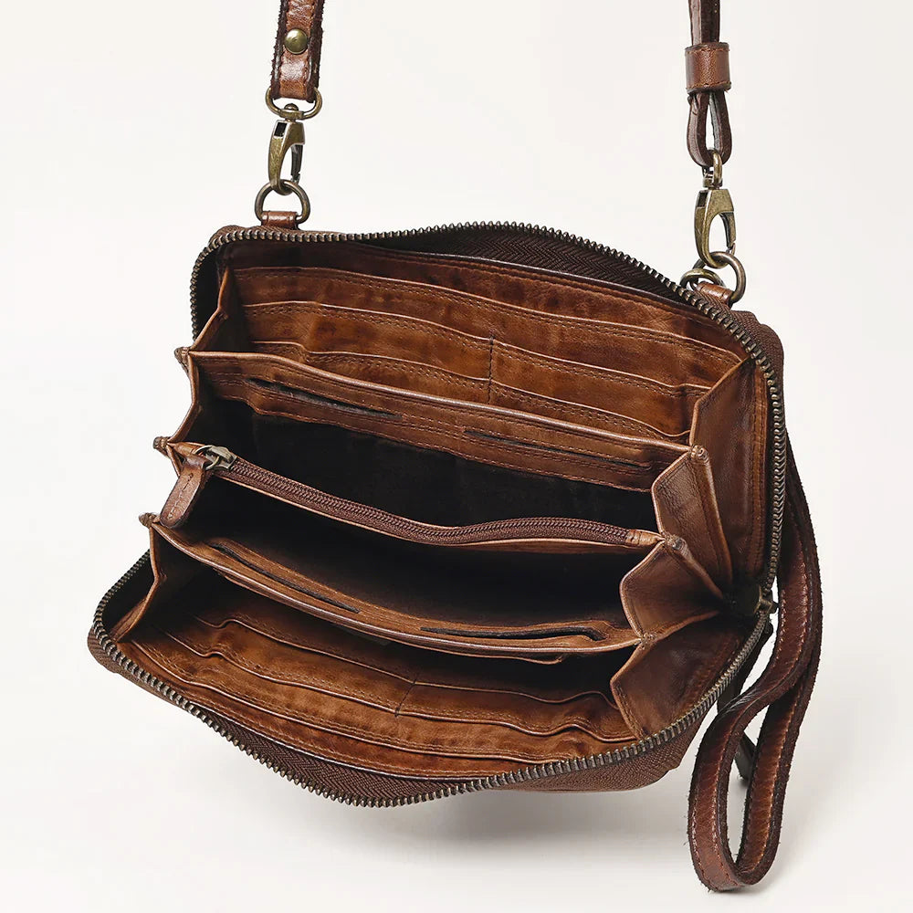 Spaghetti Western Crossbody Wallet SWC212BRN