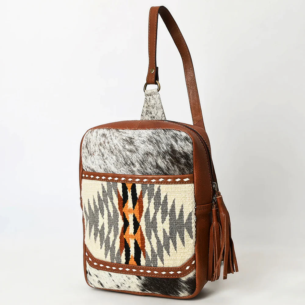 American Darling Sling ADBGA623 with hand-woven wool saddle blanket and genuine full grain leather.