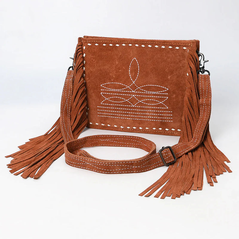 American Darling Crossbody Genuine Western Suede Leather Bag ADBG1572D