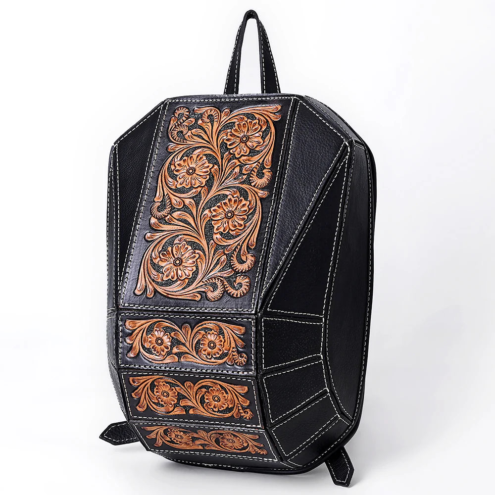 American Darling Backpack Hand-Tooled Genuine Western Leather Bag ADBGA680