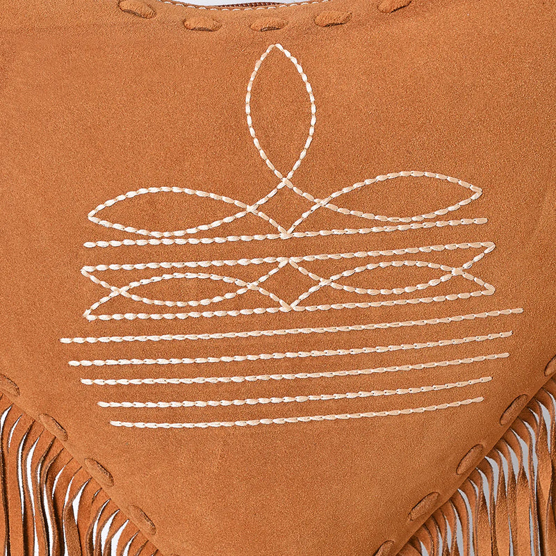 American Darling Genuine Western Suede Leather Hobo Bag ADBGA733