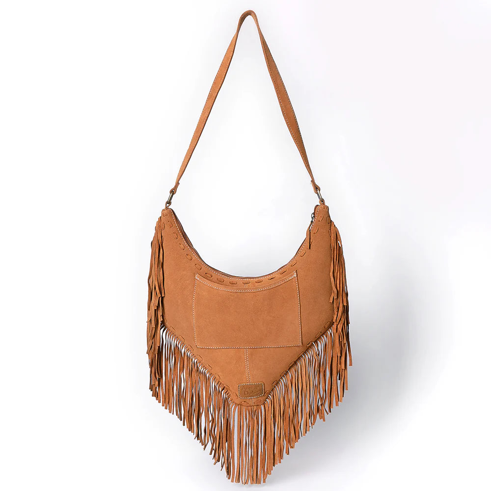 American Darling Genuine Western Suede Leather Crossbody Bag for Women -ADBGA733