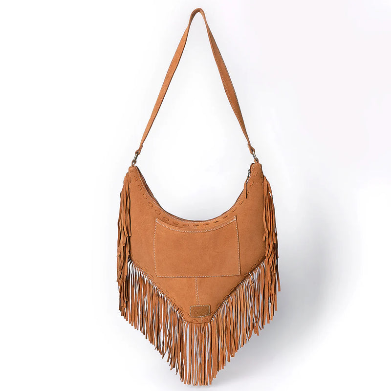 American Darling Genuine Western Suede Leather Hobo Bag ADBGA733
