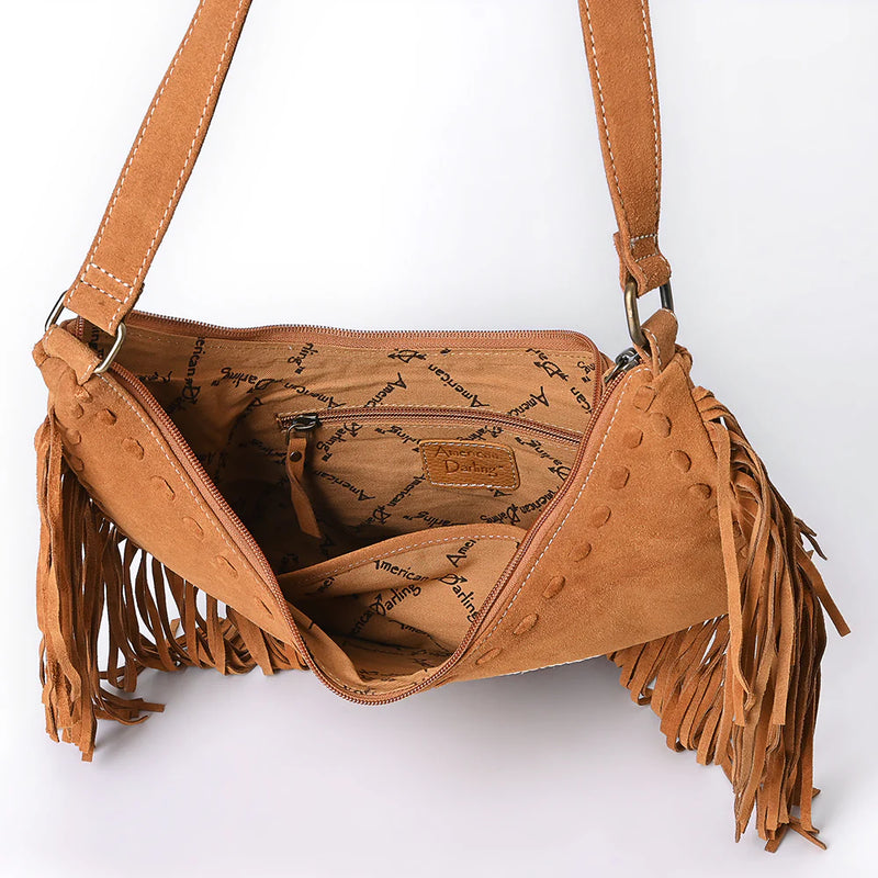 American Darling Genuine Western Suede Leather Hobo Bag ADBGA733