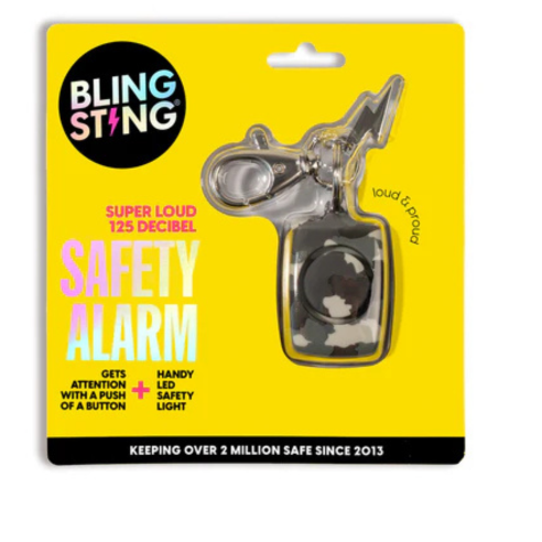 Bling Sting Mini Alarm | Gray Camo