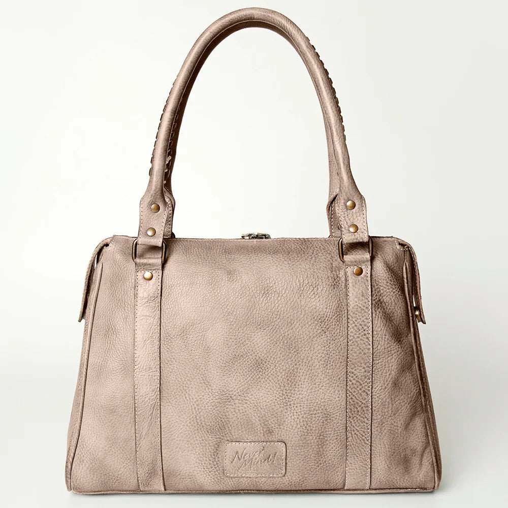 Mind Tote NMBG128C, stylish beige handbag with dual handles.