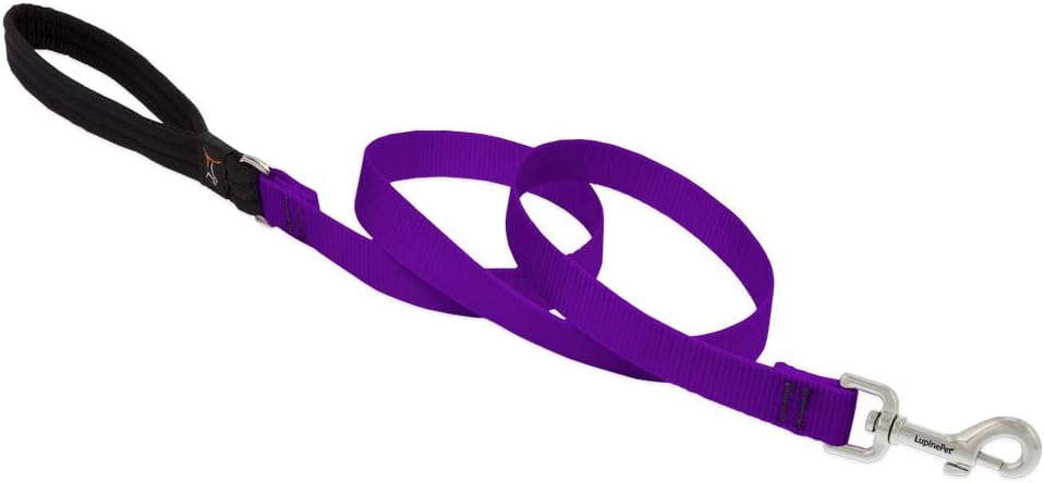 3-4in Purple 4ft Leash