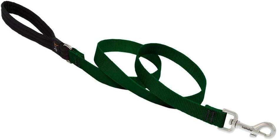 3-4in Green 4ft Leash