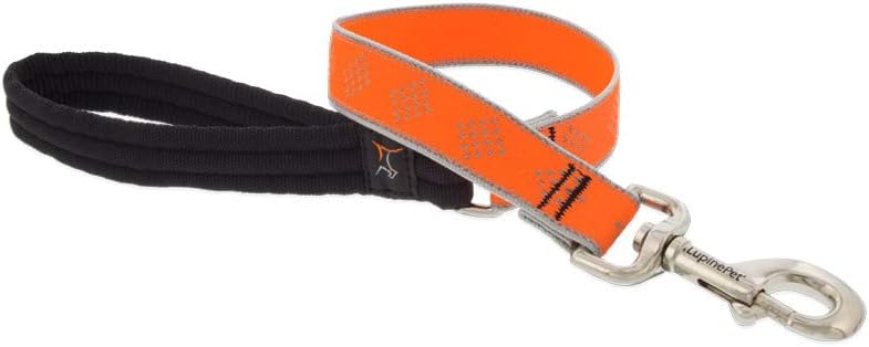 HL 1in Orange-Diamond 2ft Leash