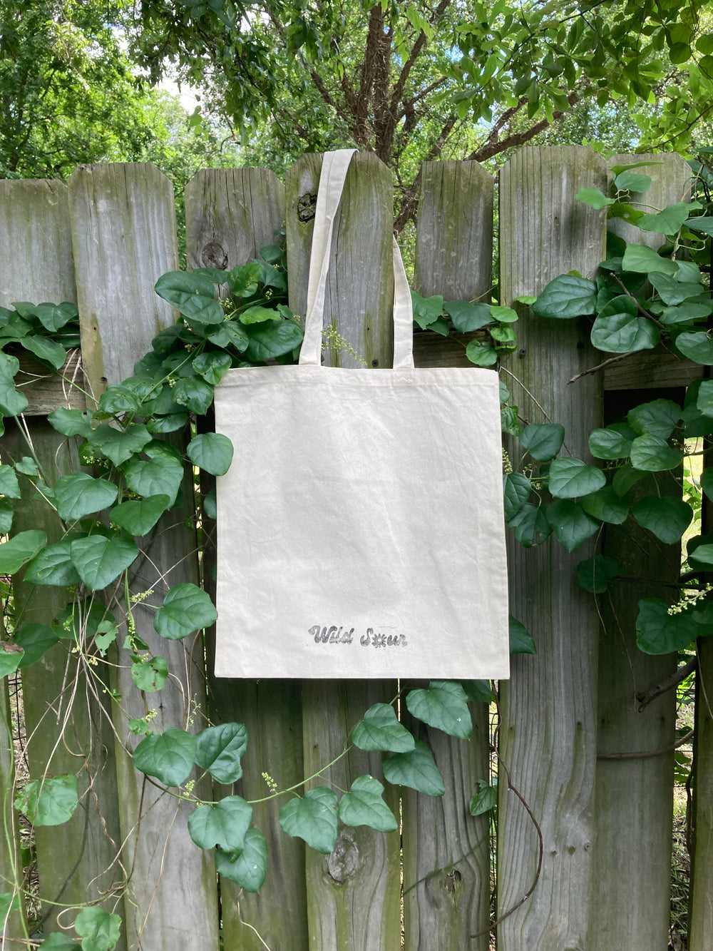 Wild Sour Hand Printed Mushroom Canvas Tote