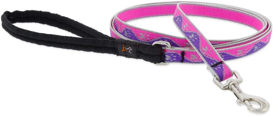 HL 1/2in Pink-Paws 4ft Leash