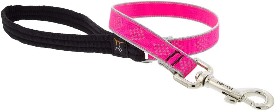 HL 3/4in Pink-Diamond 2ft Leash