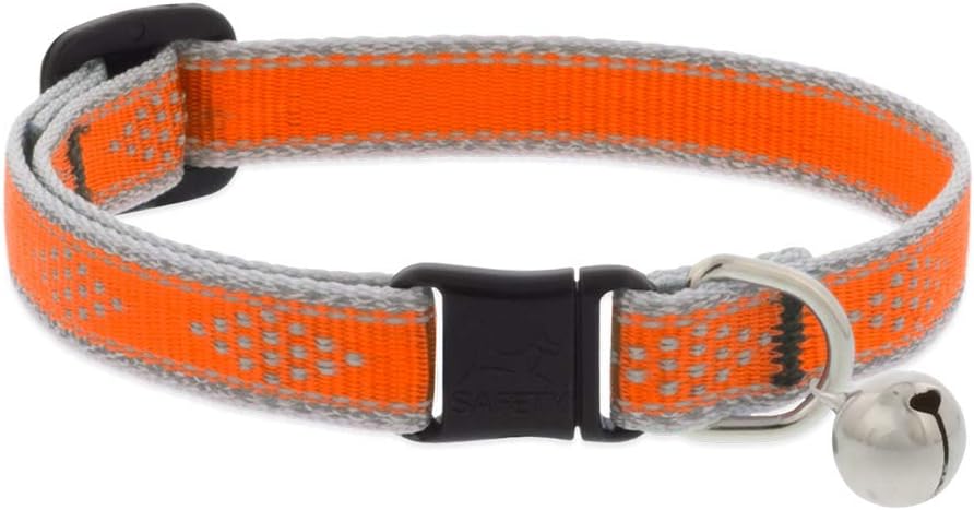 HL 1/2in Orange-Diamond 8-12 Cat w/Bell