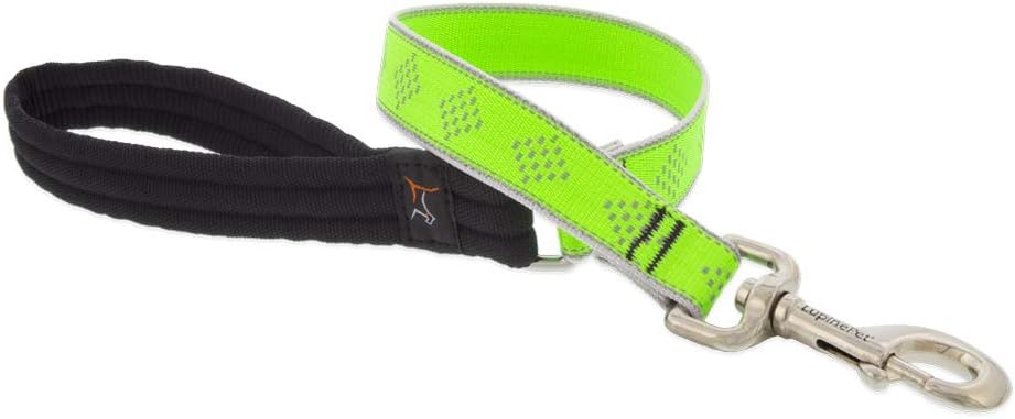 HL 1in Green-Diamond 2ft Leash