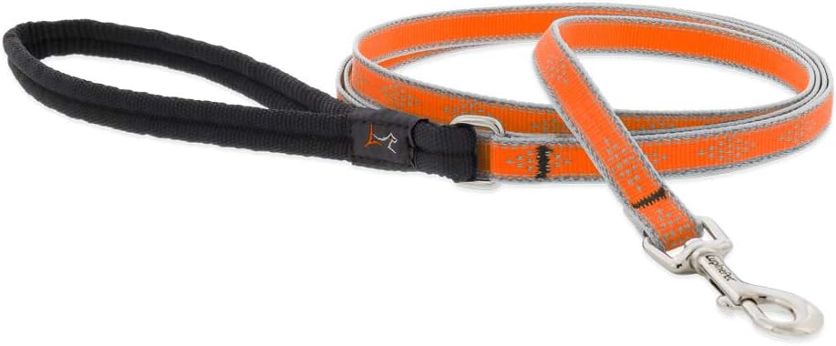 HL 1/2in Orange-Diamond 4ft Leash