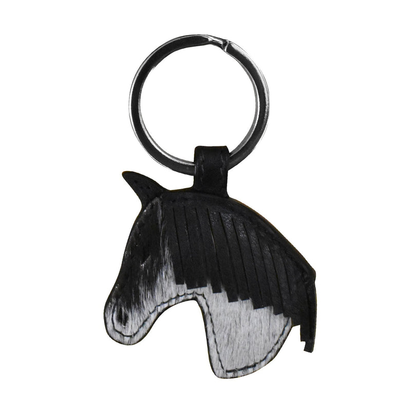 Horse Head Key Fob Black