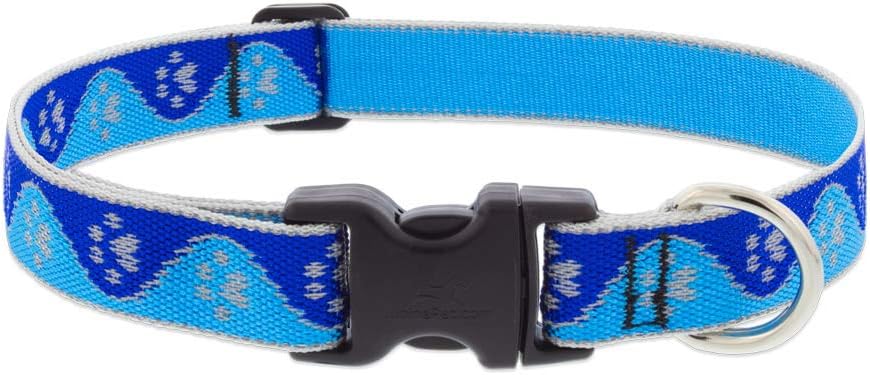 HL 1in Blue-Paws 12-20 Adj Collar