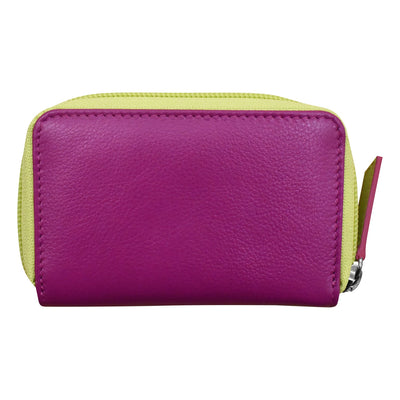 Two Tone Zip Around Pouch