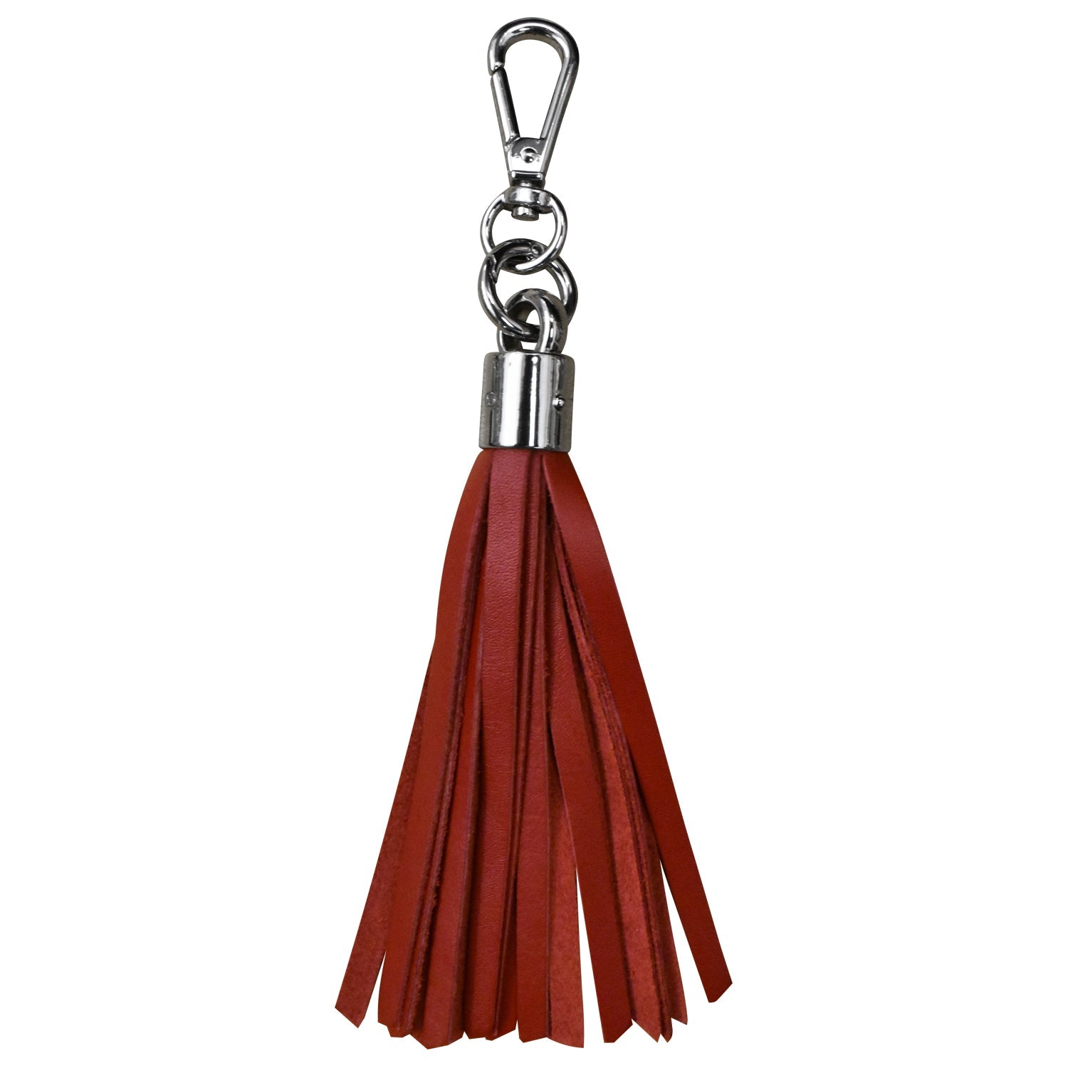 6 INCH LEATHER TASSEL KEYCHAIN