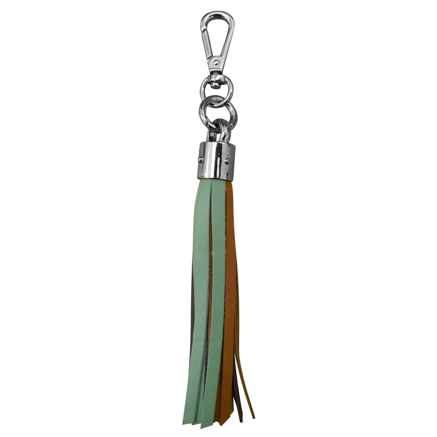 6 INCH LEATHER TASSEL KEYCHAIN