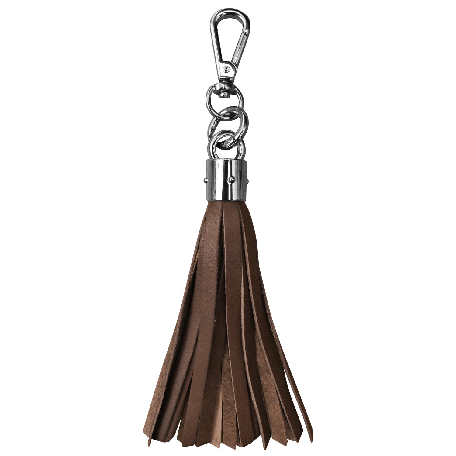 6 INCH LEATHER TASSEL KEYCHAIN