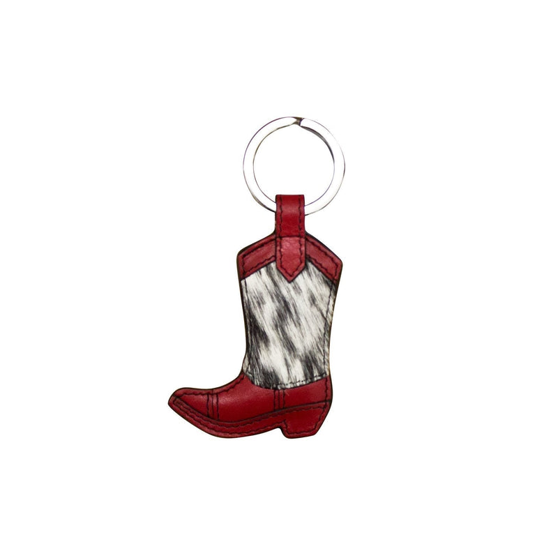 Boot Key Fob Red