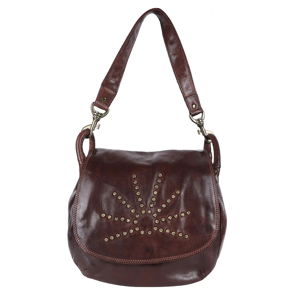 Spaghetti Western Crossbody Messenger Bag SWC156BRN