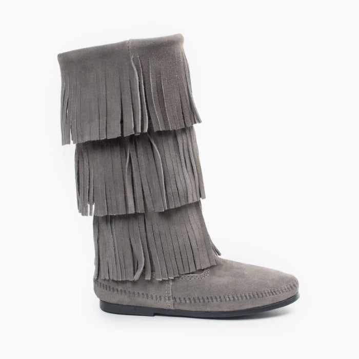 Pre Order Minnetonka 3-LAYER FRINGE BOOT