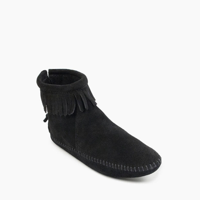 Pre Order Minnetonka BACK ZIP BOOT SOFTSOLE