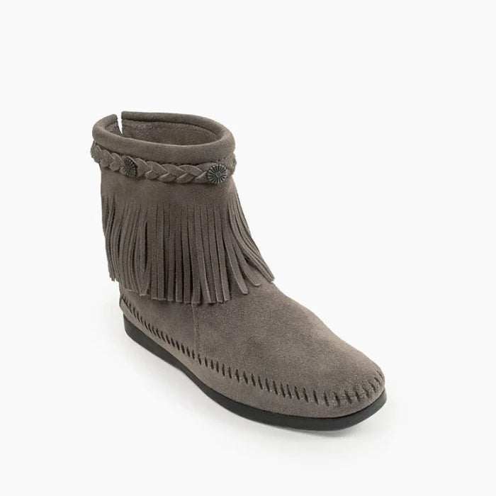 Minnetonka high top suede women&