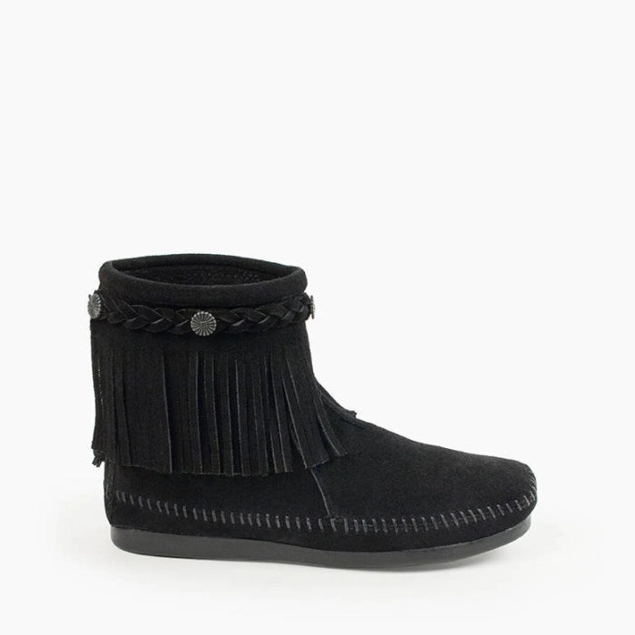 Pre Order Minnetonka HIGH TOP BACK ZIP BOOT