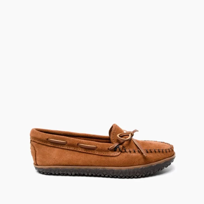 Women’s Tarik moccasins with suede upper and MinnTREAD sole.