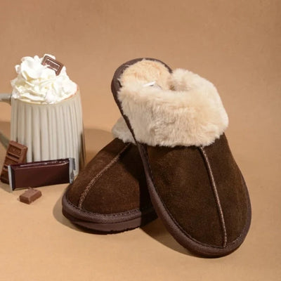 Pre Order Minnetonka Chesney Shoes - Cozy suede slippers with plush lining and durable EVA sole.