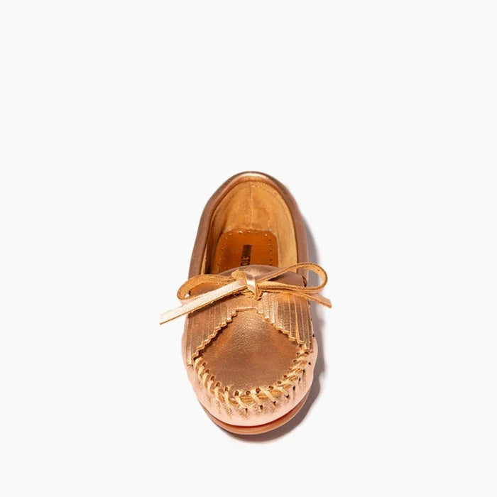 Pre Order Minnetonka Kilty Hardsole Moccasins with suede leather and rubber sole.